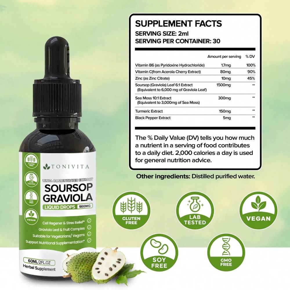 Tonivita Soursop Extract Anti Cancer Cells