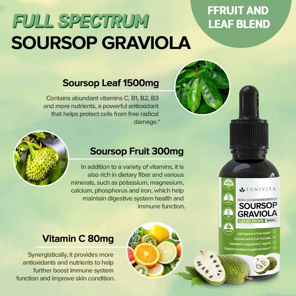 Tonivita Soursop Extract Anti Cancer Cells